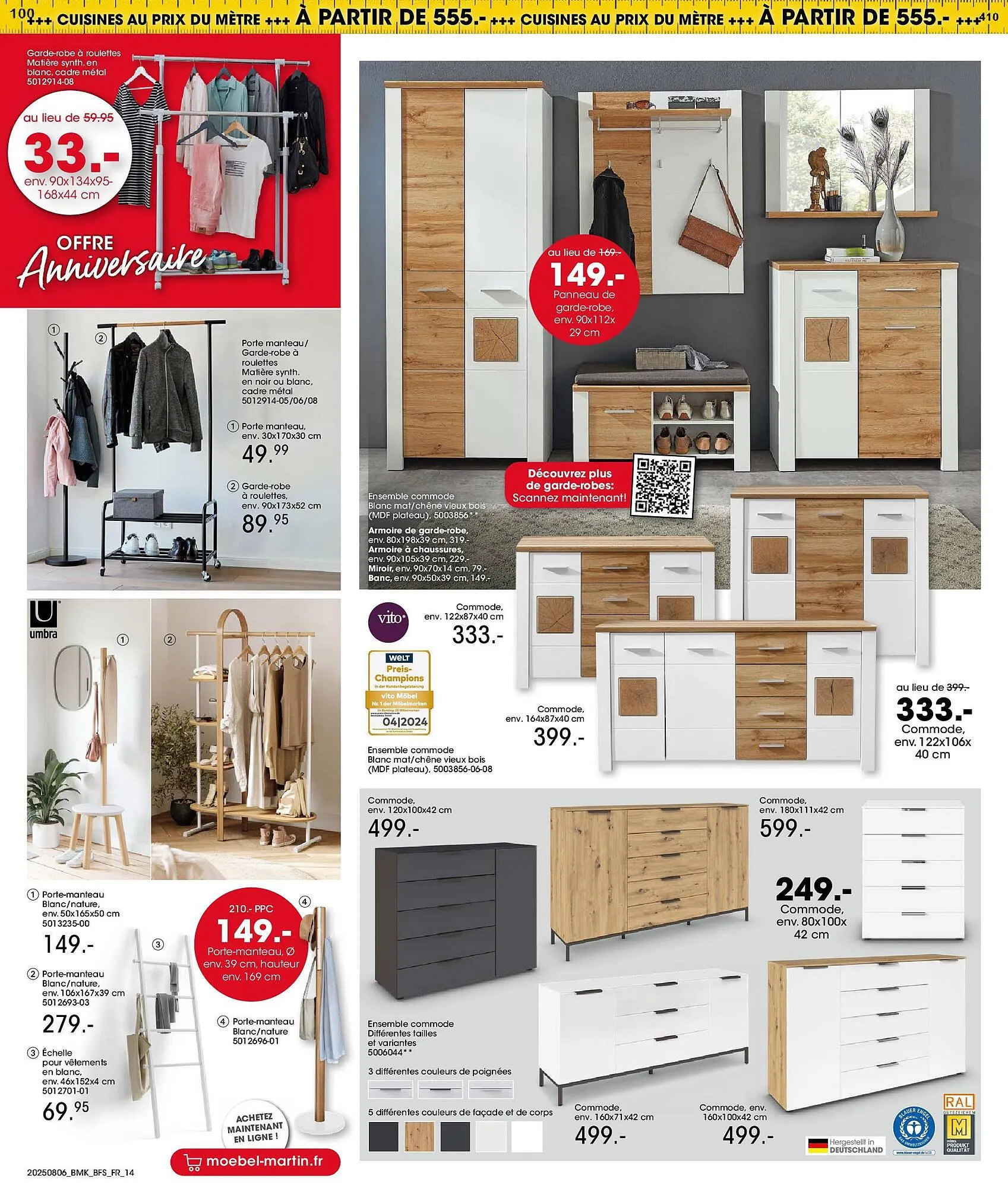 Catalogue Möbel Martin du 5 août au 19 août 2025 - Catalogue page 14