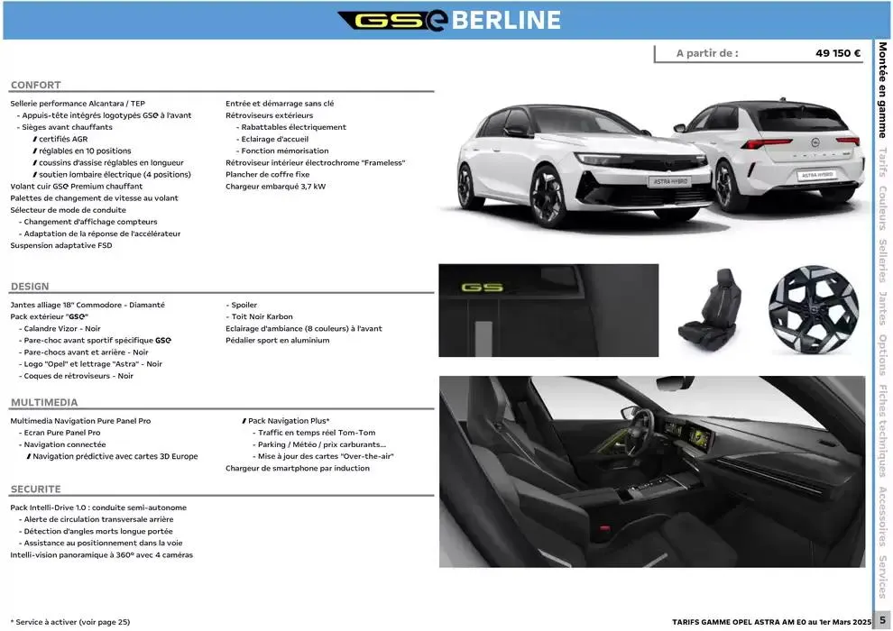 Opel Astra et Astra Sports Tourer du 5 mars au 5 mars 2026 - Catalogue page 6
