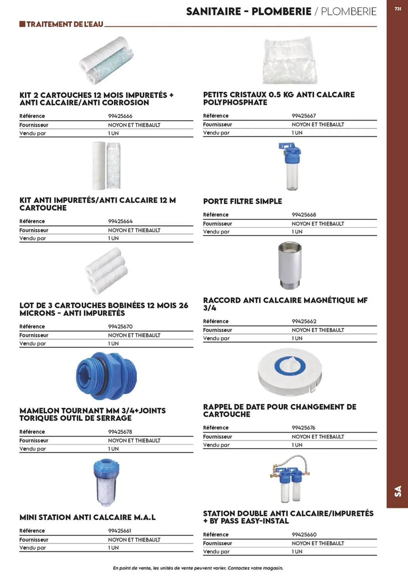 Catalogue Tout faire matériaux du 17 décembre au 30 décembre 2025 - Catalogue page 701