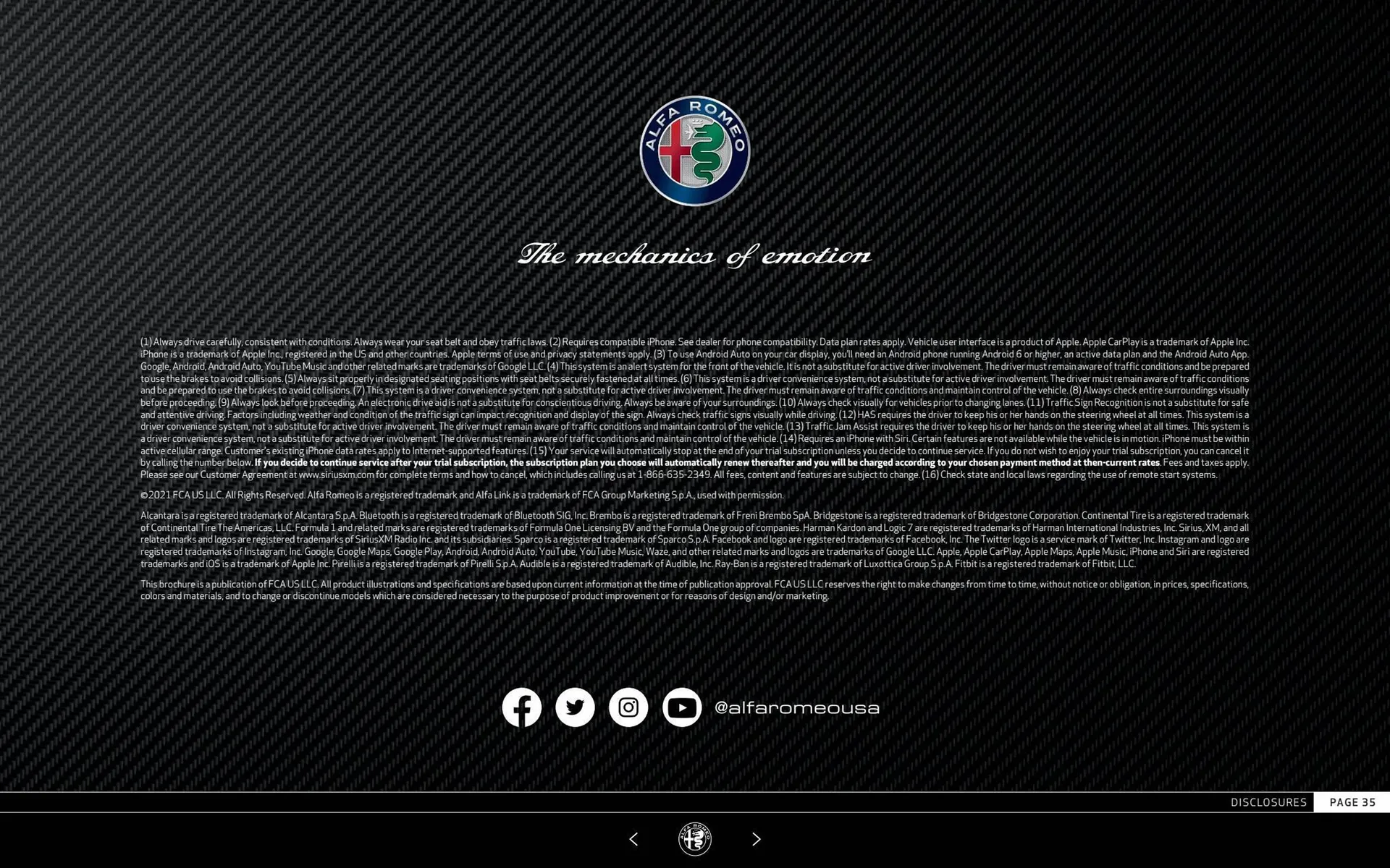 Catalogue Alfa Romeo du 18 mai au 31 décembre 2023 - Catalogue page 35