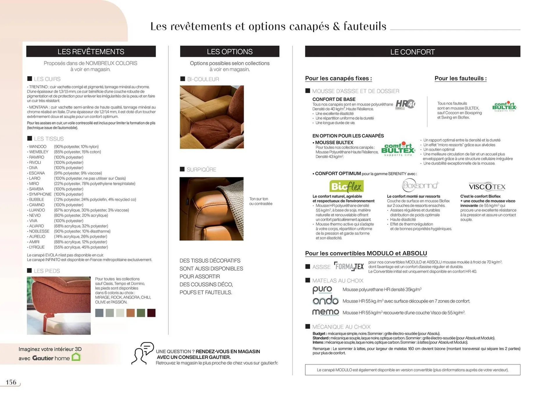 Catalogue Gautier du 19 septembre au 31 mai 2026 - Catalogue page 156