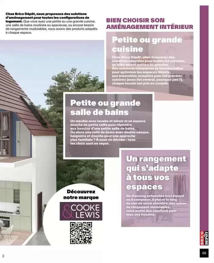J’améliore mon habitat à prix dépôt du 2 octobre au 9 octobre 2024 - Catalogue page 49