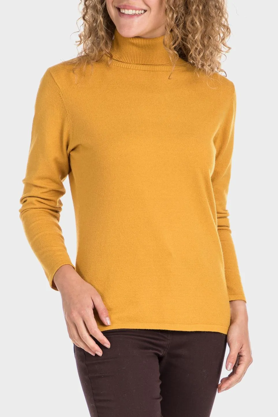 Pull basique col roulé