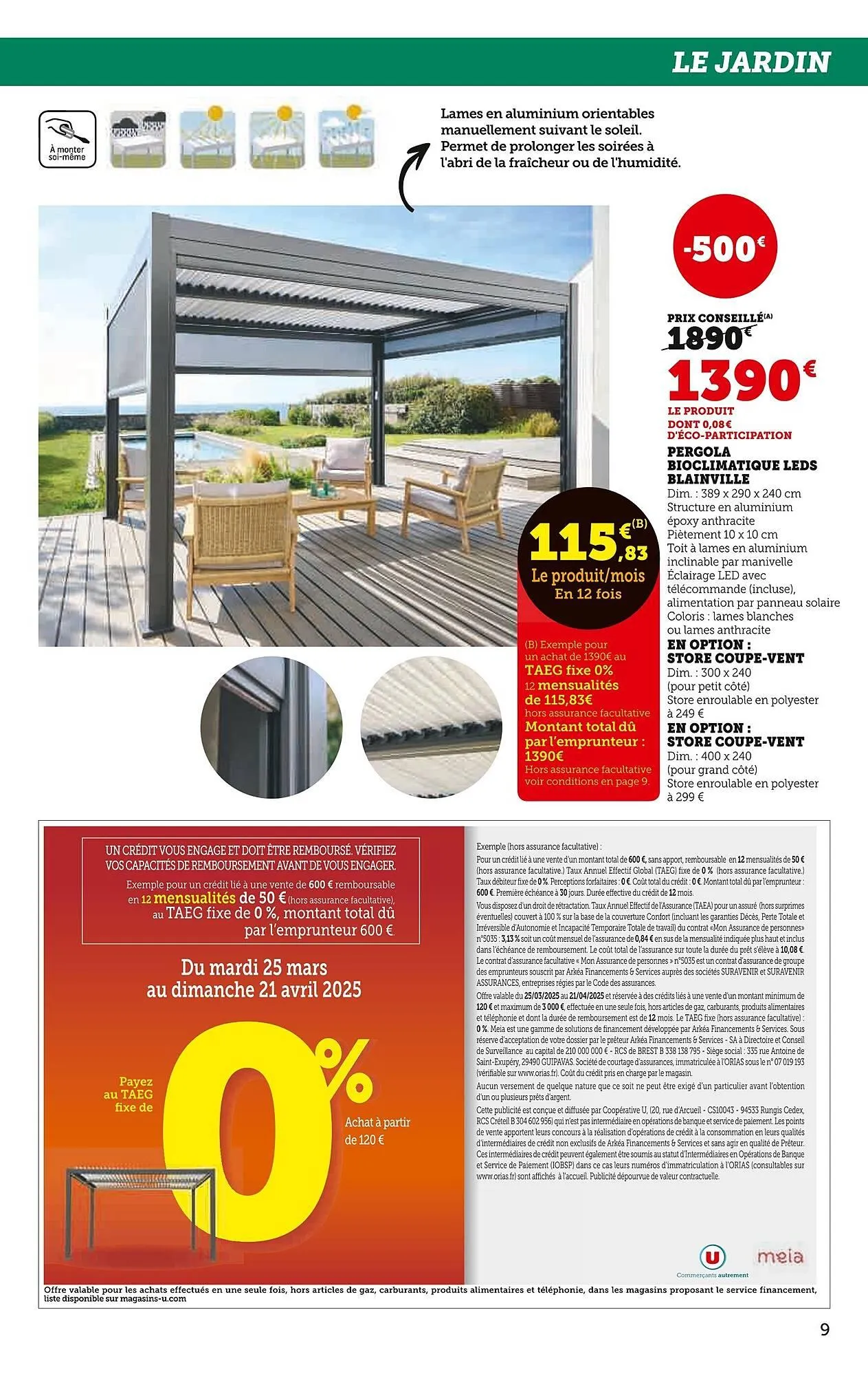 Catalogue Super U du 25 mars au 21 avril 2025 - Catalogue page 9