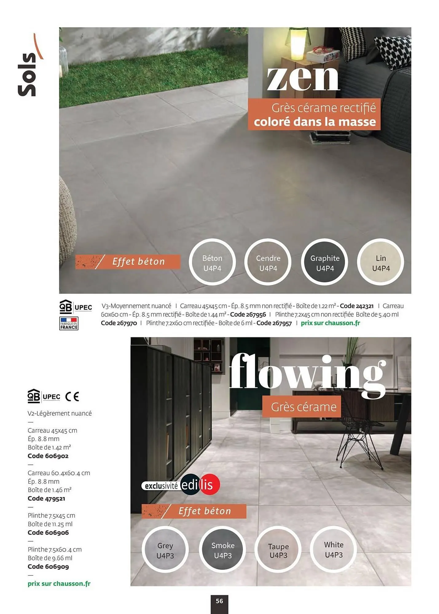 Catalogue Chausson Matériaux du 12 septembre au 31 décembre 2026 - Catalogue page 58