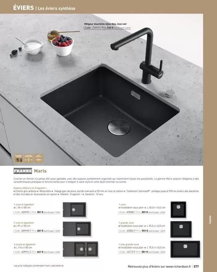 SALLE DE DE BAINS ET CARRELAGE 2025 du 11 avril au 31 décembre 2025 - Catalogue page 379