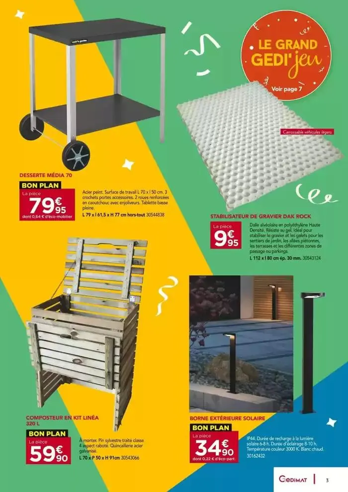 Les Gedi Days du 2 mai au 17 mai 2025 - Catalogue page 3