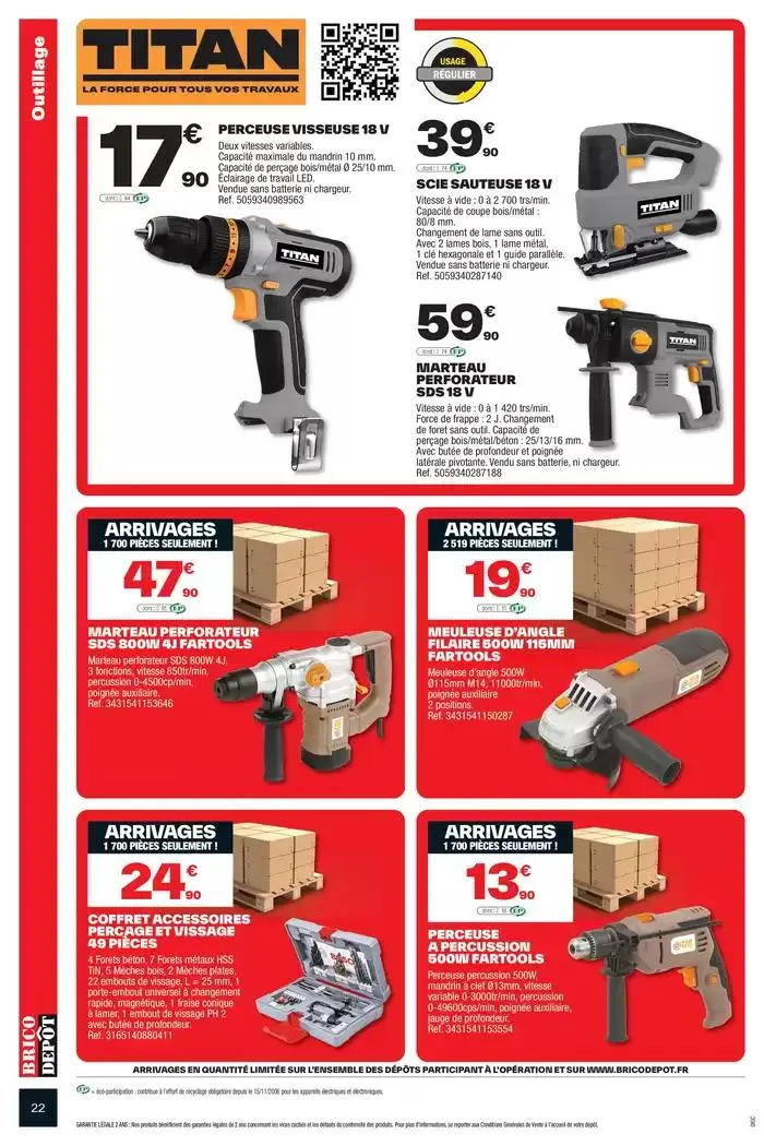 Voyez plus grand avec nos prix dépôts ! du 7 mars au 20 mars 2025 - Catalogue page 22