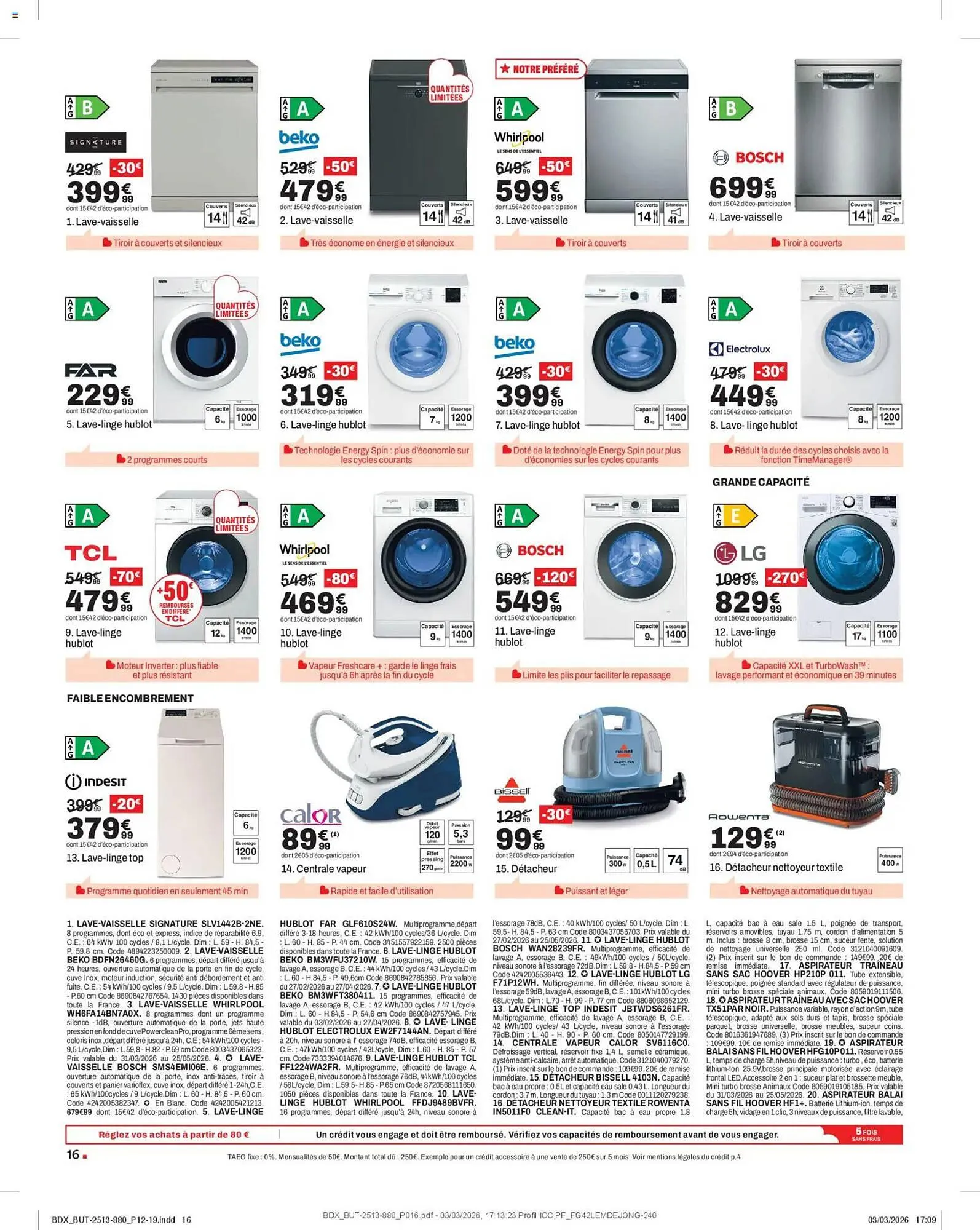 Catalogue BUT du 31 mars au 27 avril 2026 - Catalogue page 16