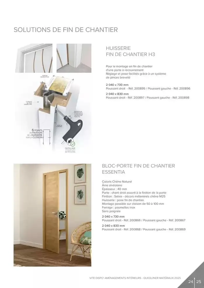 Aménagements Intérieurs du 20 janvier au 31 décembre 2025 - Catalogue page 25