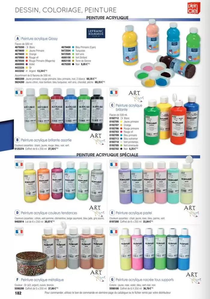 Écoles et loisirs 2025 du 1 janvier au 31 décembre 2025 - Catalogue page 182