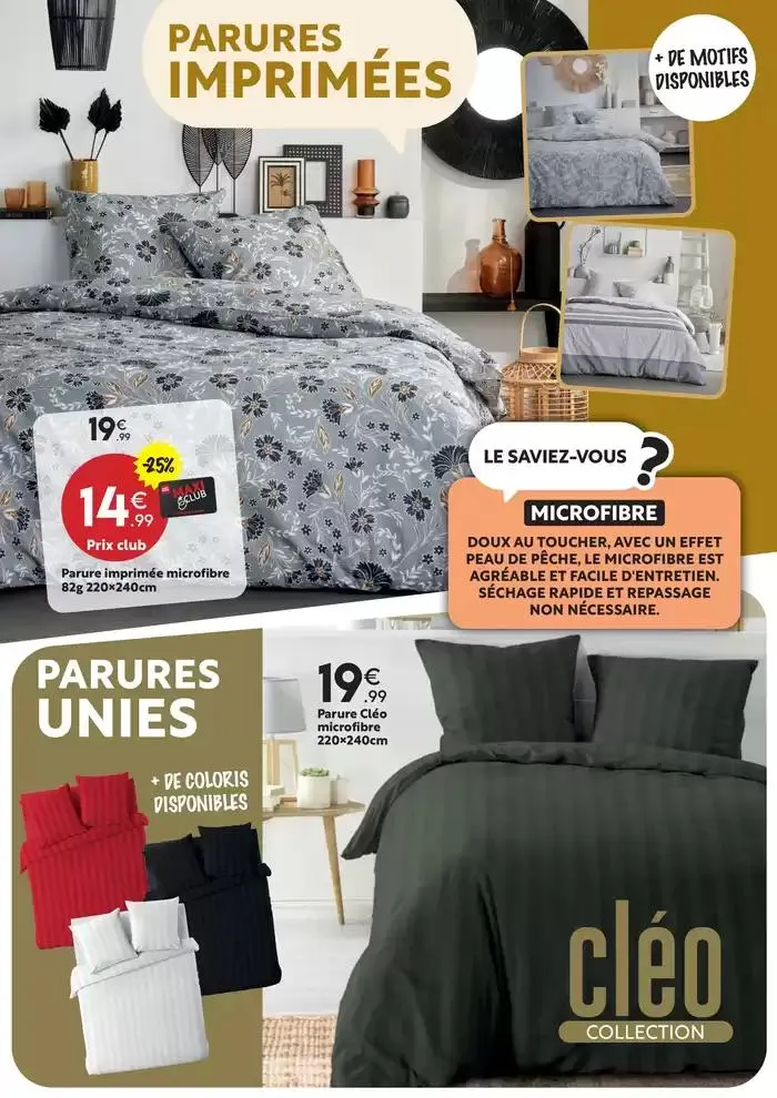 LINGE DE MAISON : DU STYLE à petits prix ! du 27 décembre au 26 janvier 2025 - Catalogue page 5