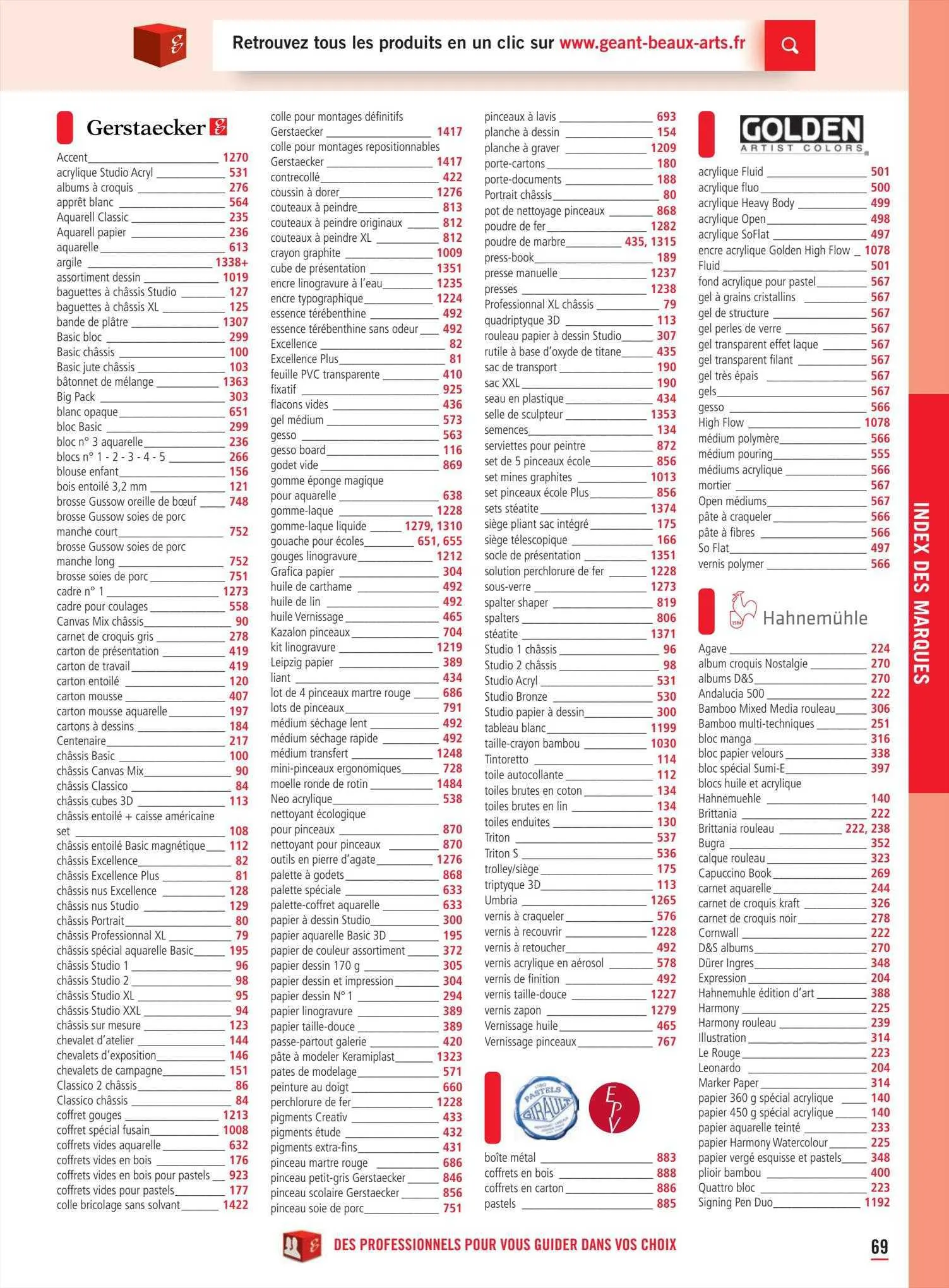 Catalogue Le Géant Des Beaux-Arts du 1 mars au 31 décembre 2023 - Catalogue page 71