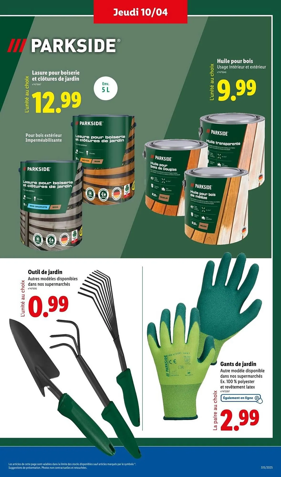 Catalogue Lidl du 10 avril au 14 avril 2025 - Catalogue page 17