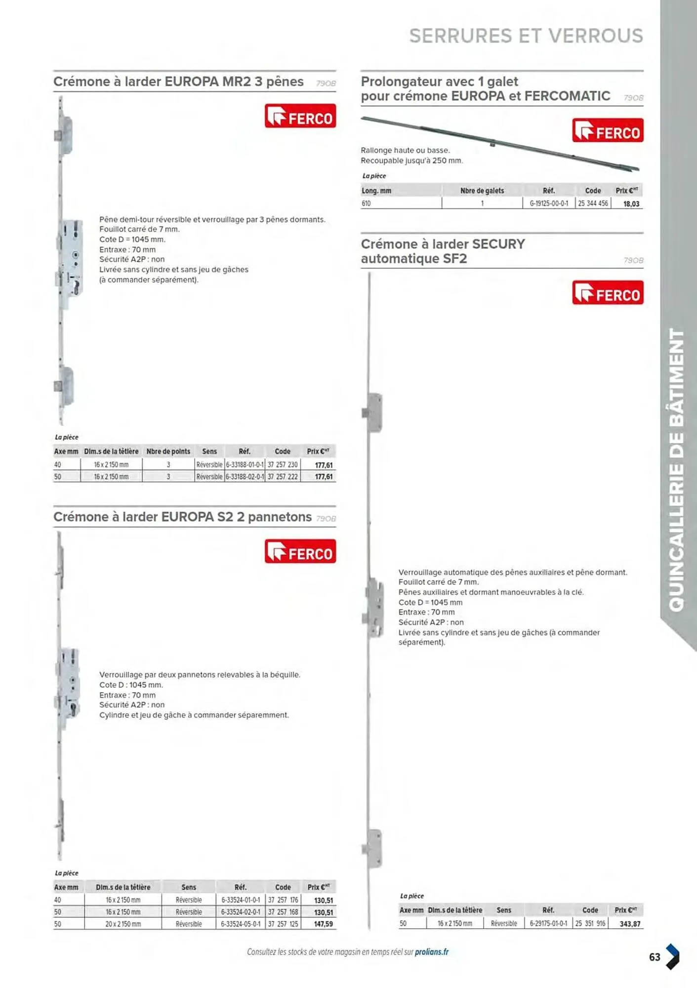 Catalogue Prolians du 11 mars au 31 décembre 2025 - Catalogue page 65