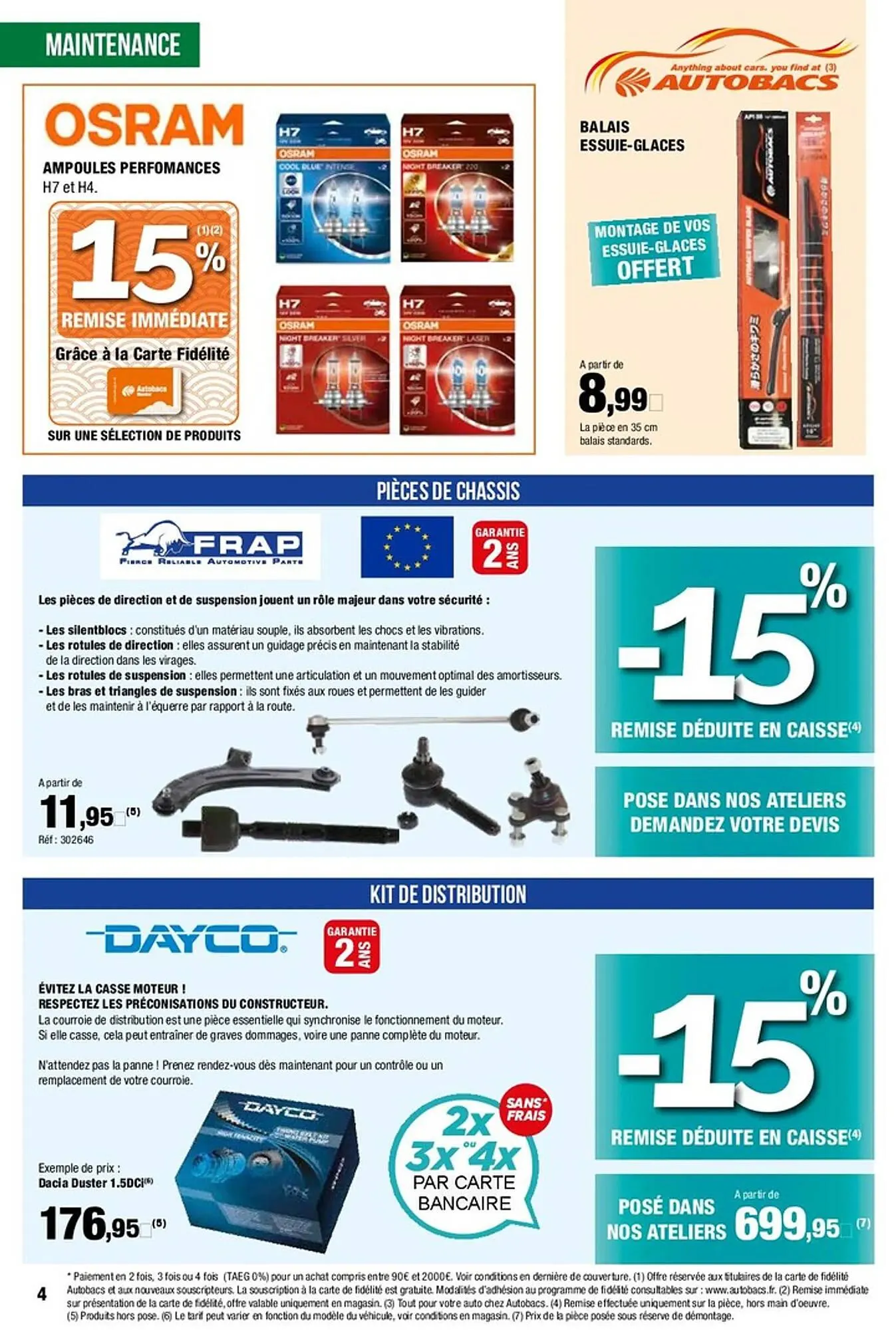 Catalogue Autobacs du 5 juin au 27 août 2025 - Catalogue page 4