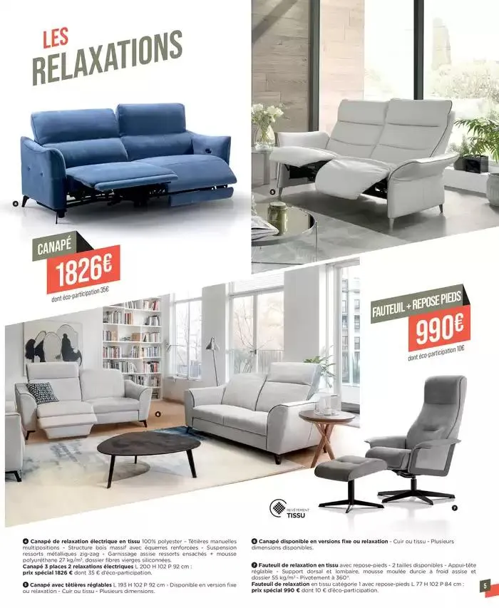 Jusqu'au 26 avril 2025, profitez d'une sélection de produits à prix d'exception dans votre magasin Gallery Tendances ! du 25 mars au 26 avril 2025 - Catalogue page 5