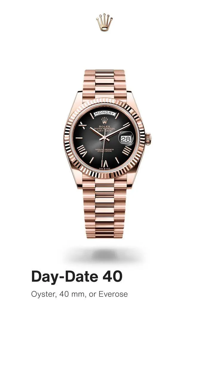 Rolex Day Date du 24 septembre au 23 septembre 2025 - Catalogue page 1