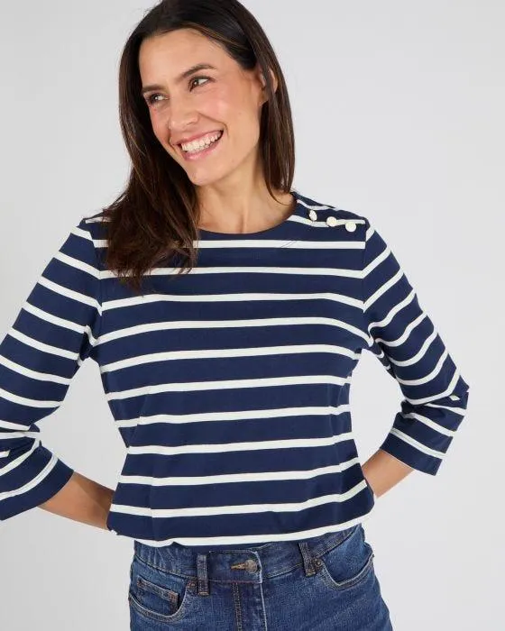 T-shirt rayé pur coton