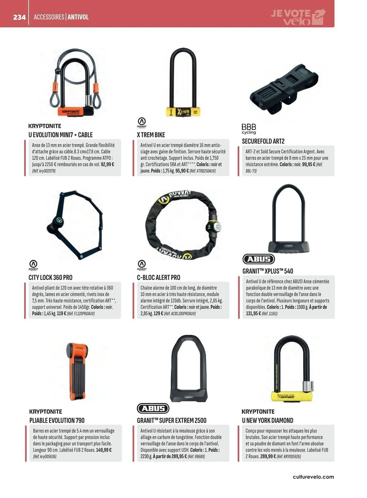 Catalogue Culture Vélo du 19 décembre au 31 décembre 2026 - Catalogue page 234