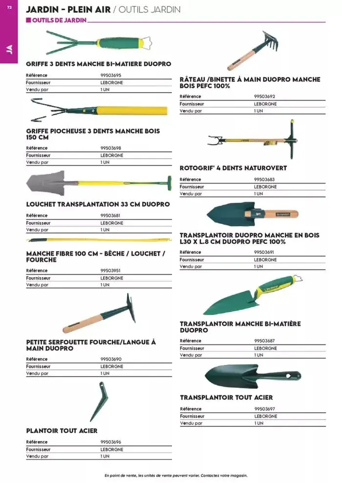 Tout faire +de 15 000 Produits du 17 décembre au 30 juin 2025 - Catalogue page 689