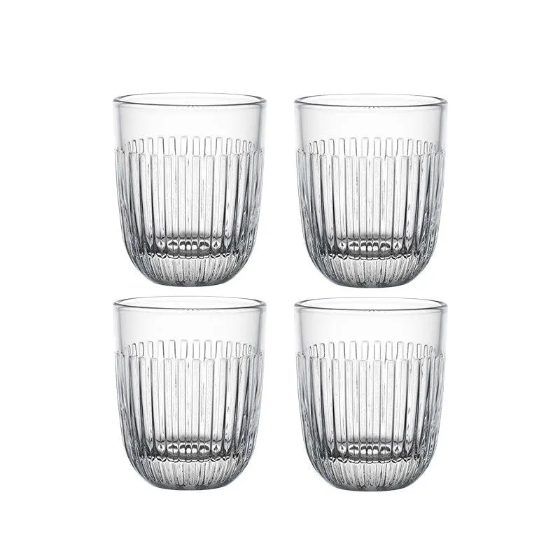 Coffret 4 gobelets en verre pressé 26 cl Ouessant La Rochère