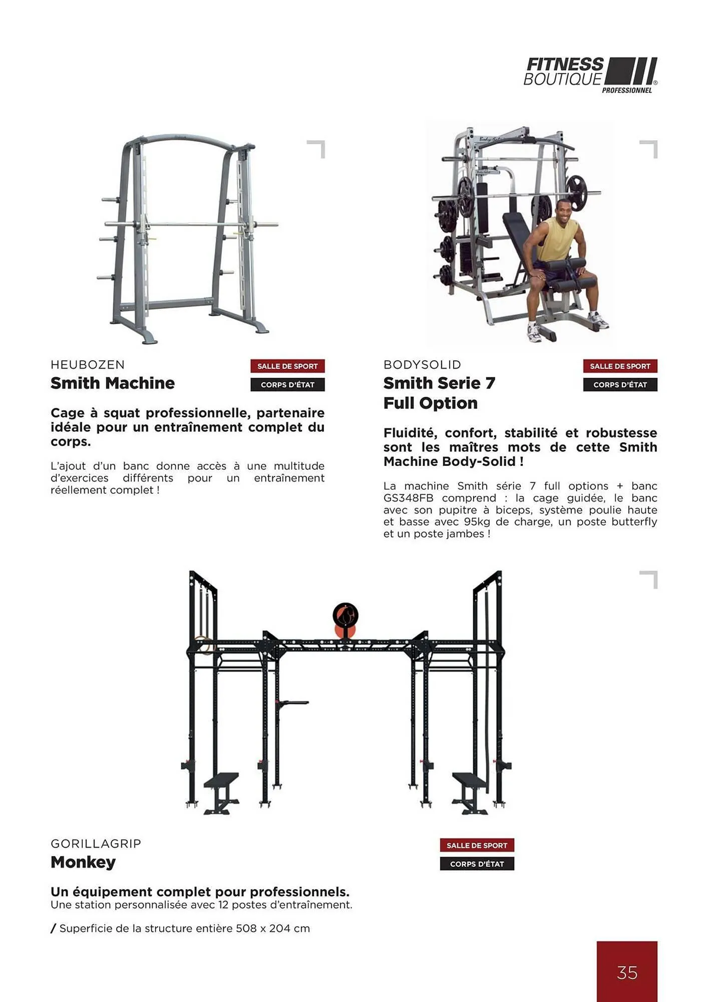 Catalogue Fitness Boutique du 27 mars au 28 février 2026 - Catalogue page 35