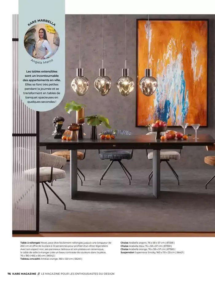 LE MAGAZINE POUR LES ENTHOUSIASTES DU DESIGN du 6 février au 31 décembre 2025 - Catalogue page 76