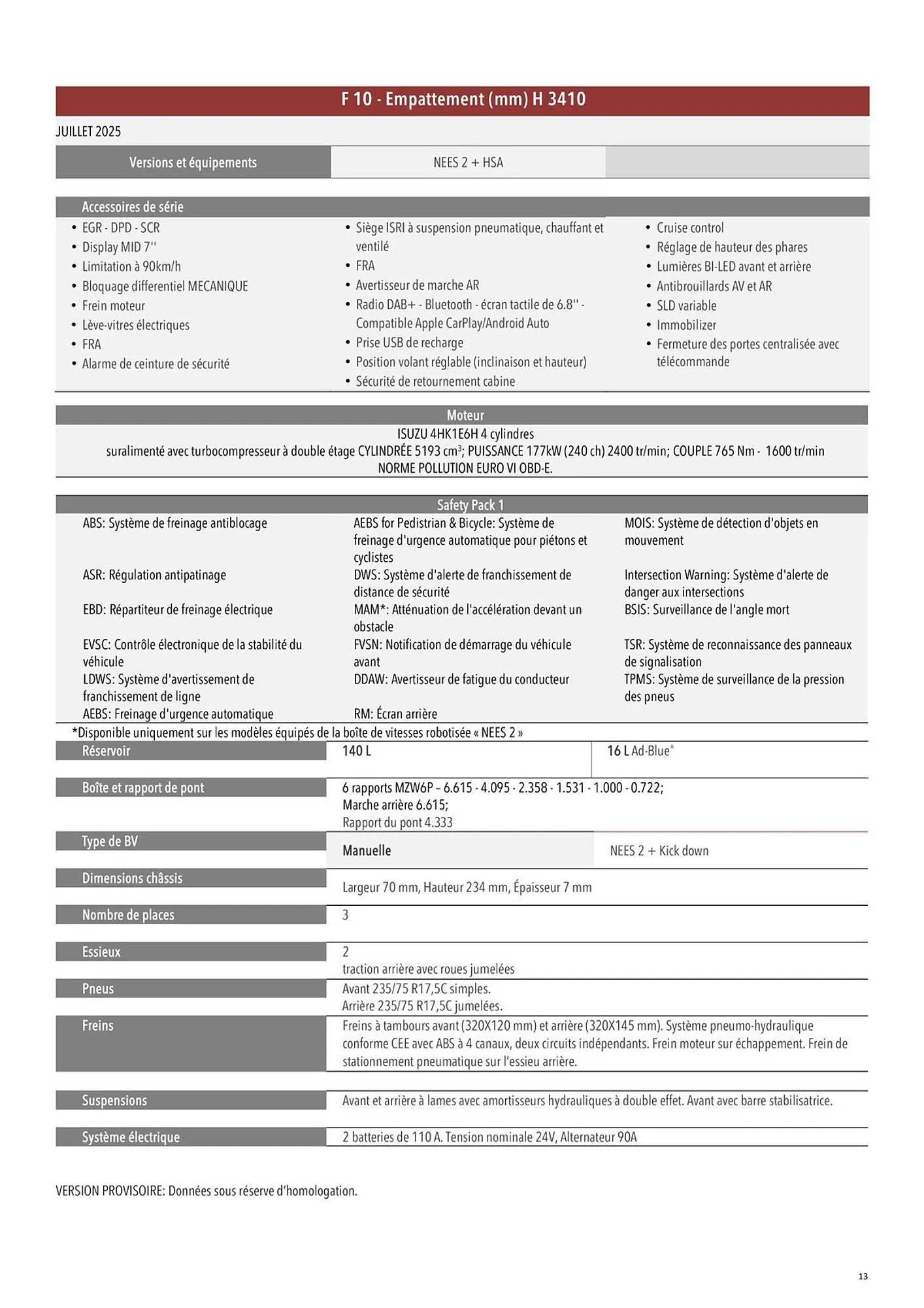 Catalogue Isuzu du 11 novembre au 31 mars 2026 - Catalogue page 13