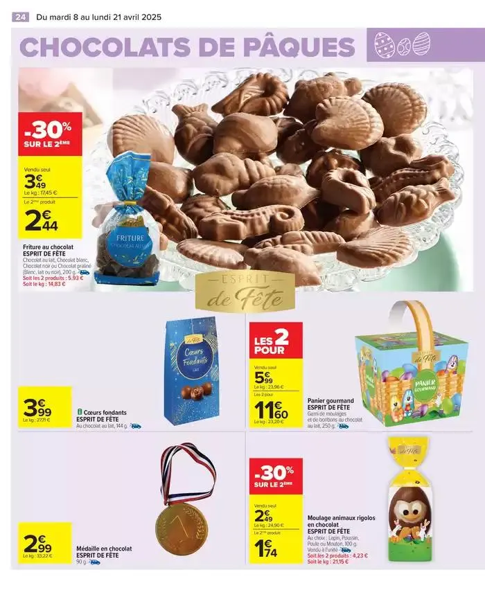 JOYEUSES PÂQUES & MEILLEURS PRIX du 8 avril au 21 avril 2025 - Catalogue page 26