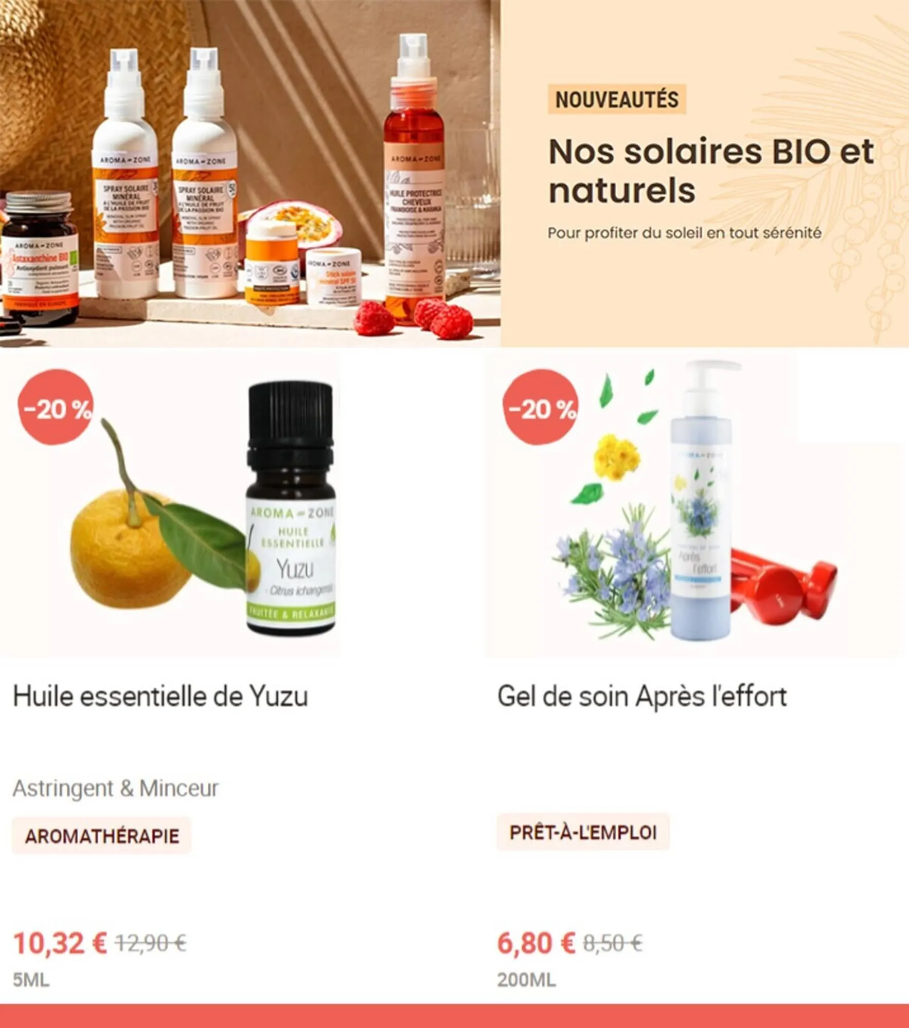 Catalogue Aroma Zone du 11 juillet au 11 août 2023 - Catalogue page 3