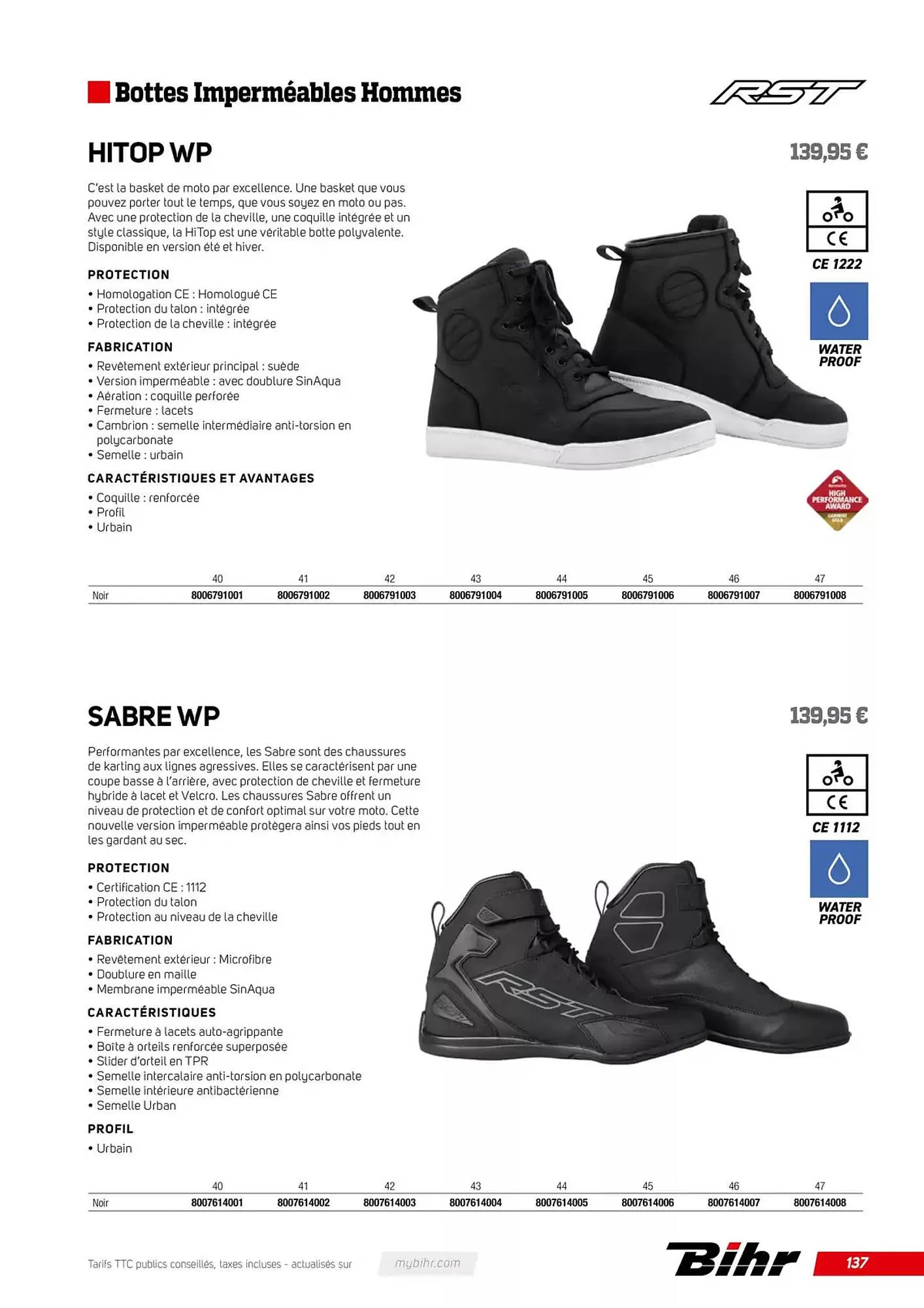 Catalogue Bihr du 12 décembre au 31 décembre 2025 - Catalogue page 137