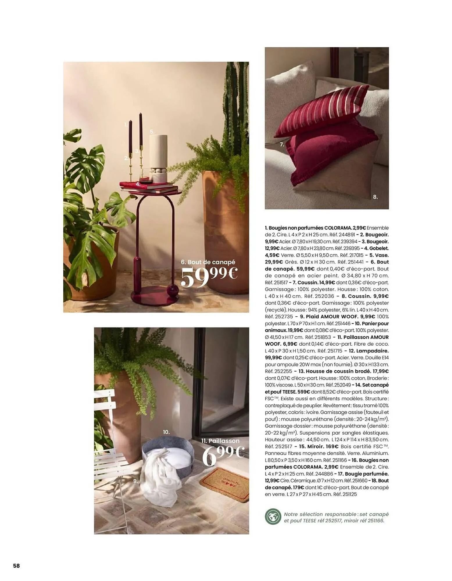 Catalogue Maisons du Monde du 1 mars au 31 août 2026 - Catalogue page 58