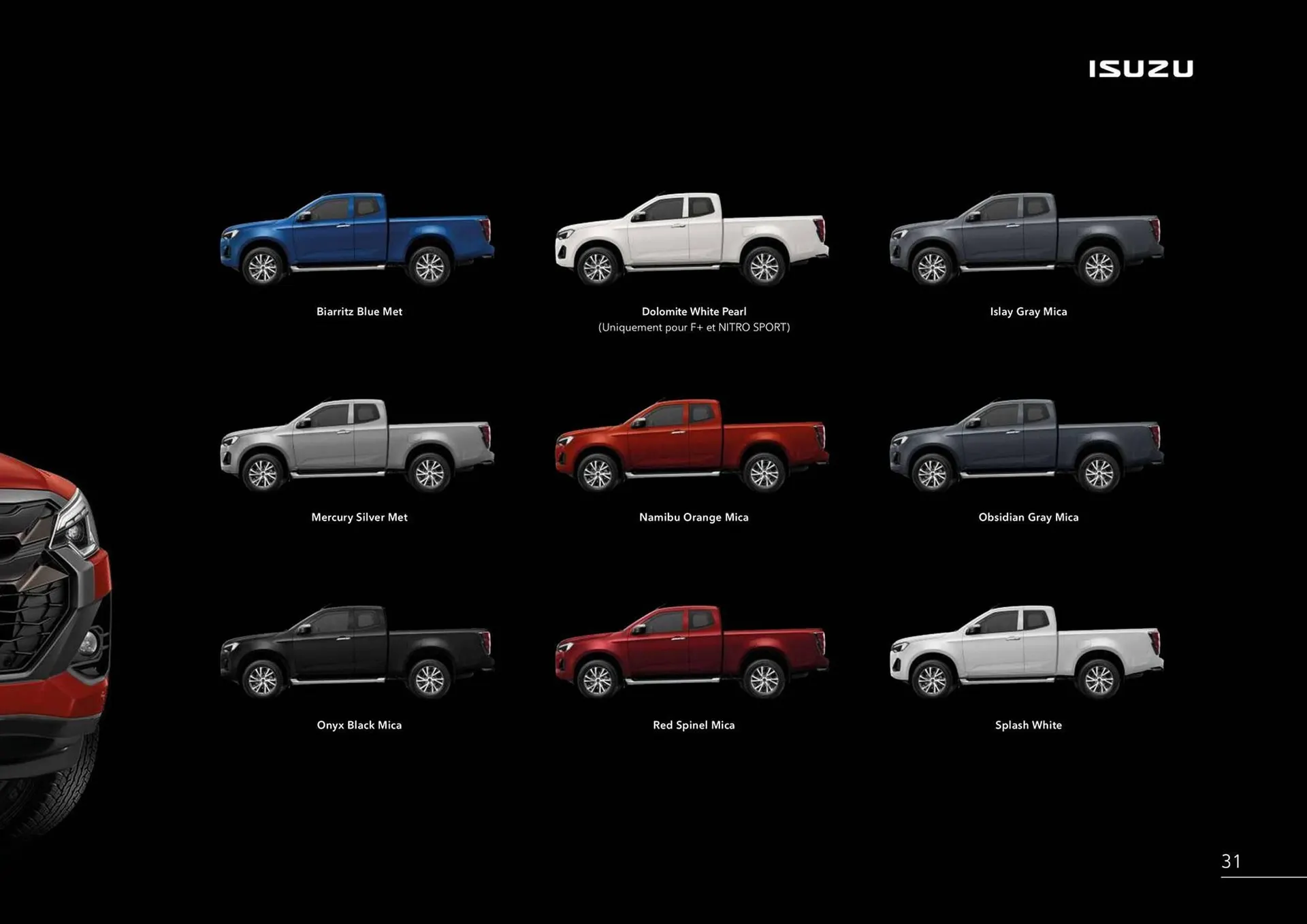 Catalogue Isuzu du 15 octobre au 15 octobre 2025 - Catalogue page 33