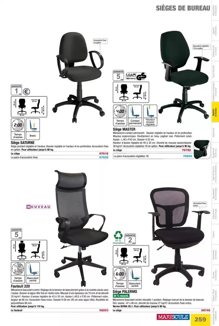 Catalogue Entreprises 2025 du 13 janvier au 31 décembre 2025 - Catalogue page 261