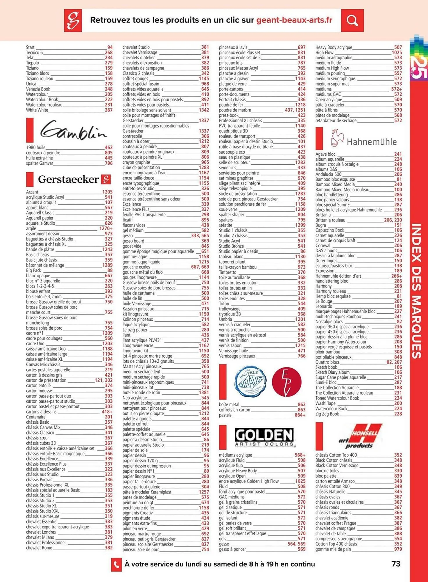 Catalogue Le Géant des Beaux-Arts du 6 janvier au 31 décembre 2025 - Catalogue page 171