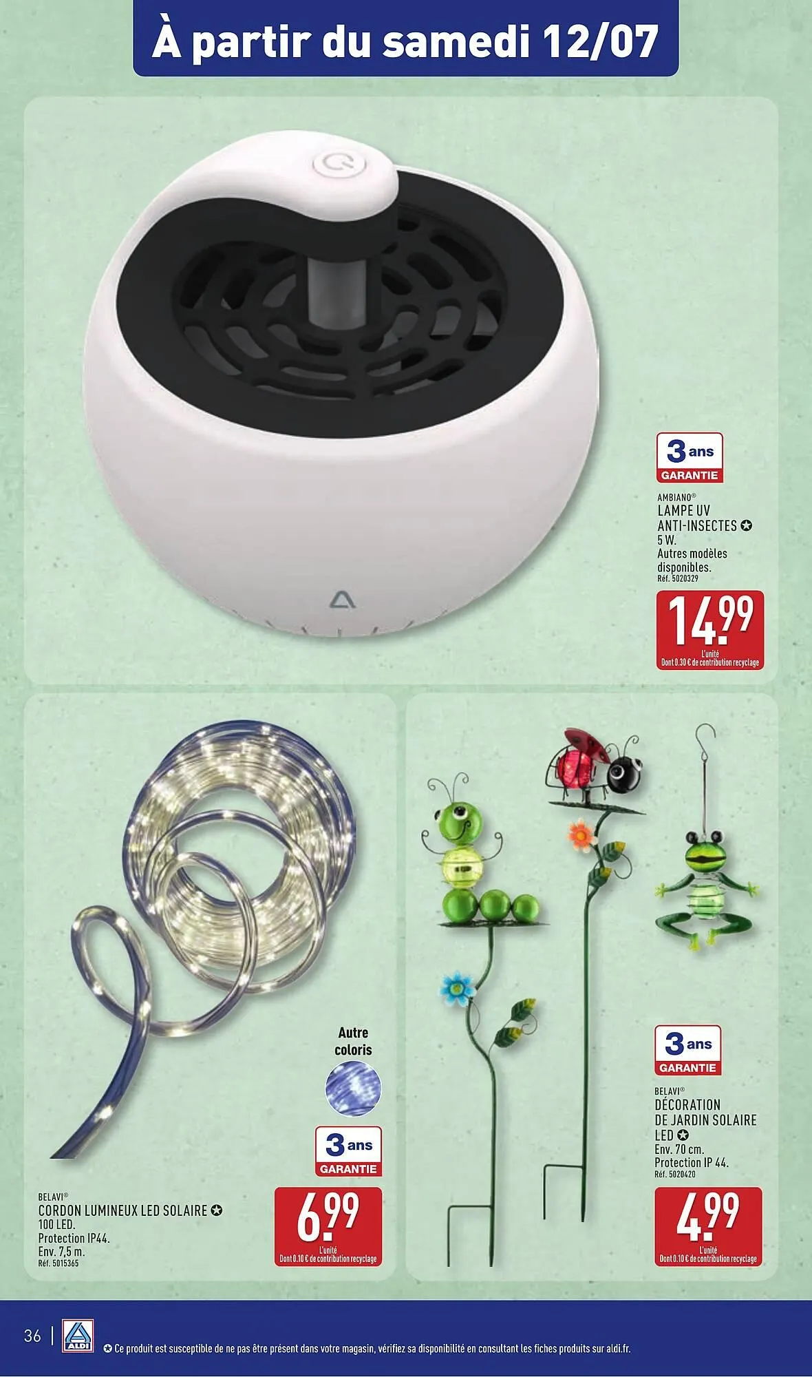 Catalogue ALDI du 8 juillet au 14 juillet 2025 - Catalogue page 38