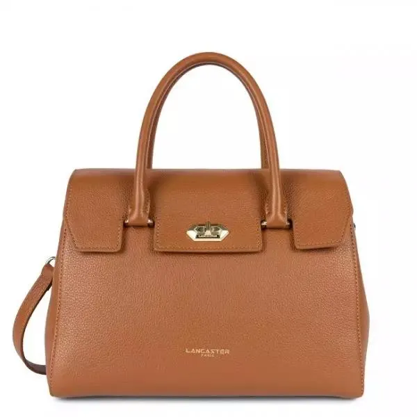 Lancaster - Sac Cabas Main Foulonné Milano caramel