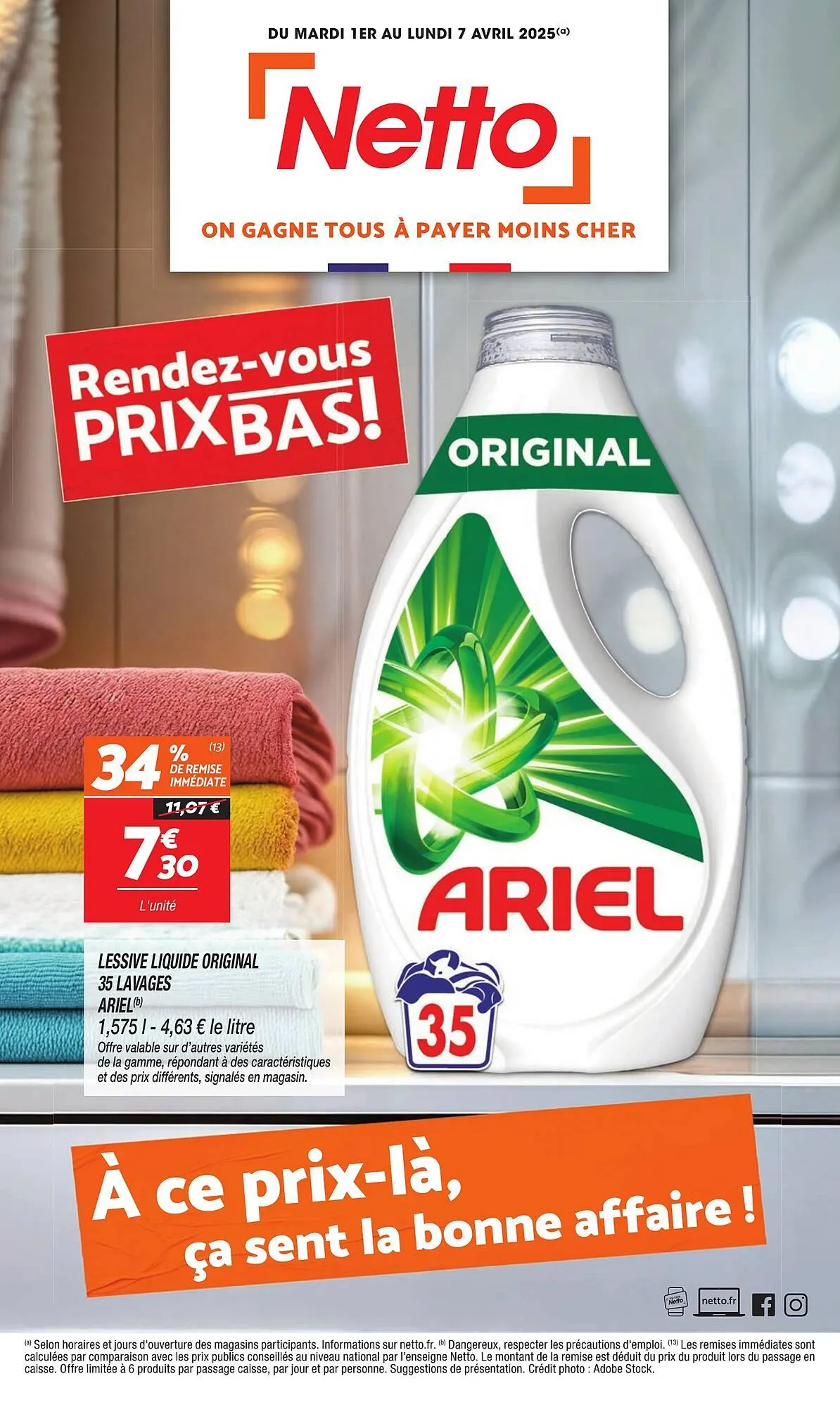 Catalogue Netto du 1 avril au 7 avril 2025 - Catalogue page 1