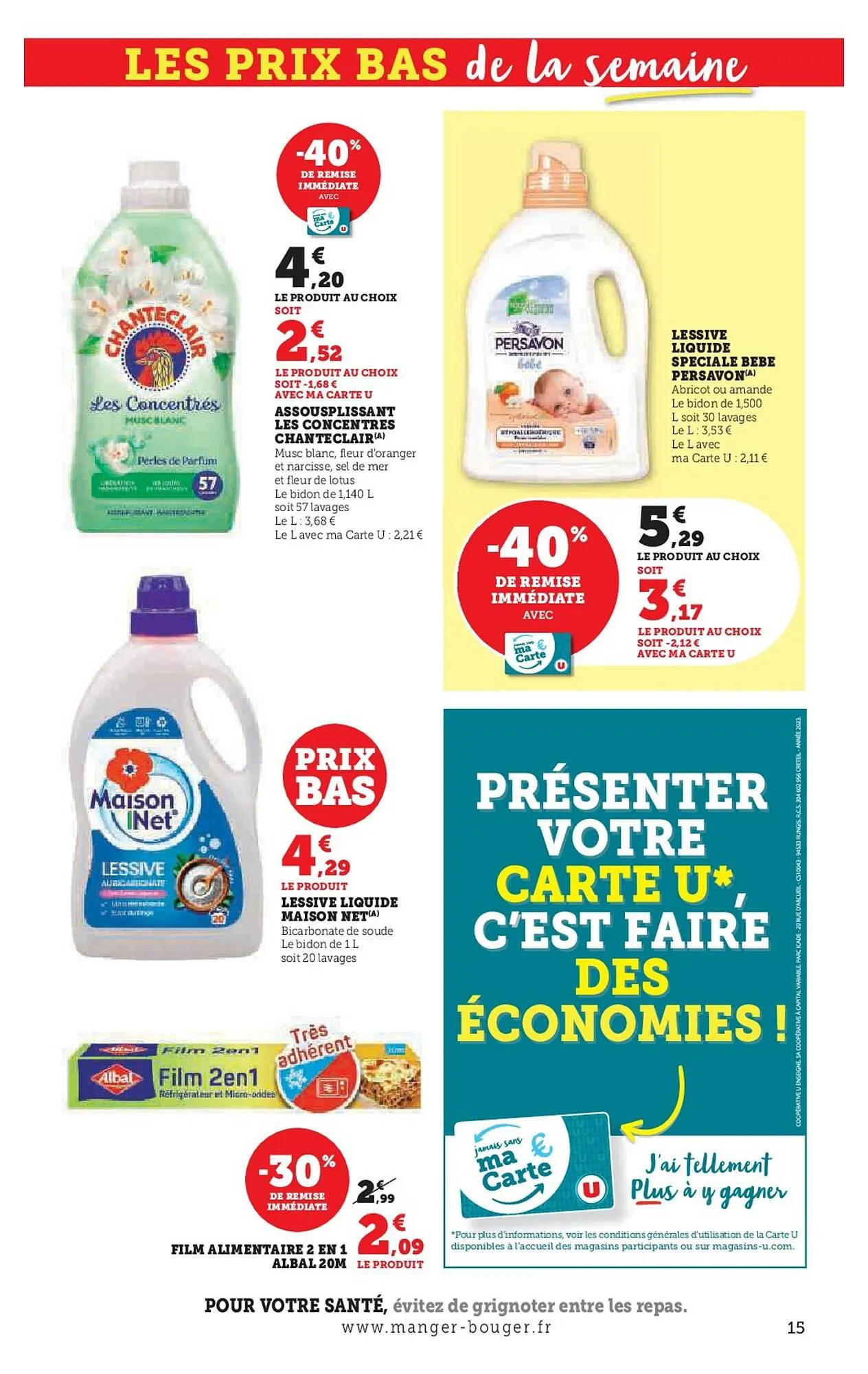 Catalogue Super U du 9 janvier au 18 janvier 2026 - Catalogue page 15