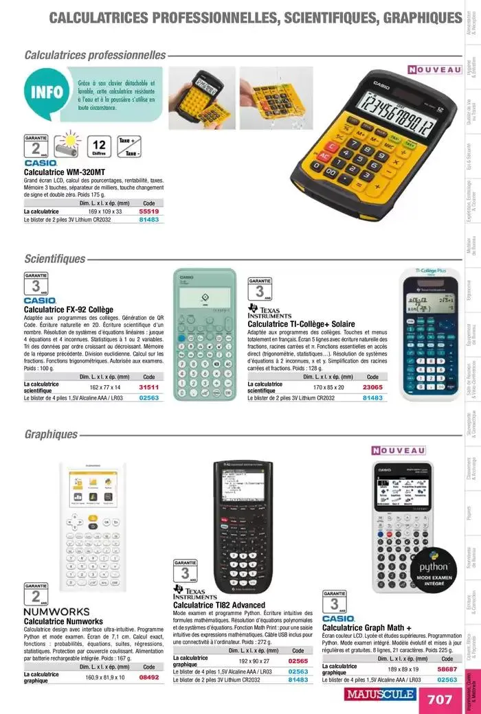 Catalogue Entreprises 2025 du 13 janvier au 31 décembre 2025 - Catalogue page 709