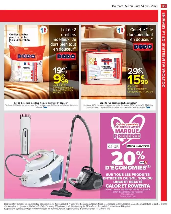 LE COIN DES ENFANTS du 1 avril au 14 avril 2025 - Catalogue page 89