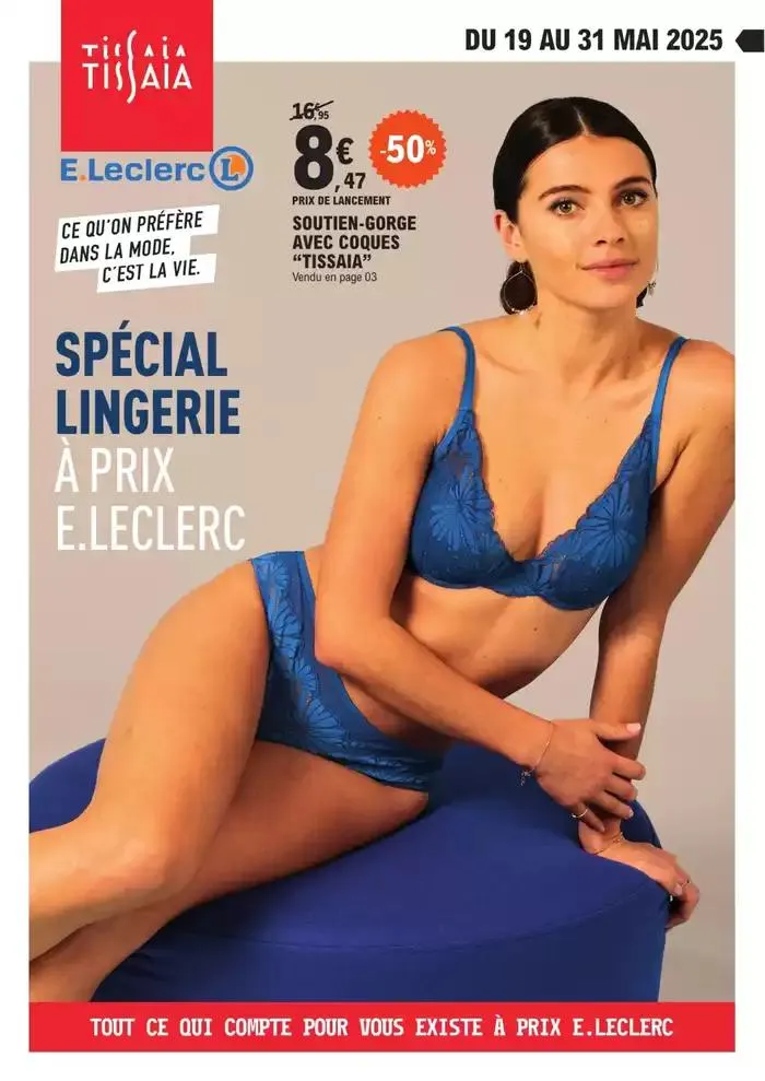 Lingerie du 19 mai au 31 mai 2025 - Catalogue page 1