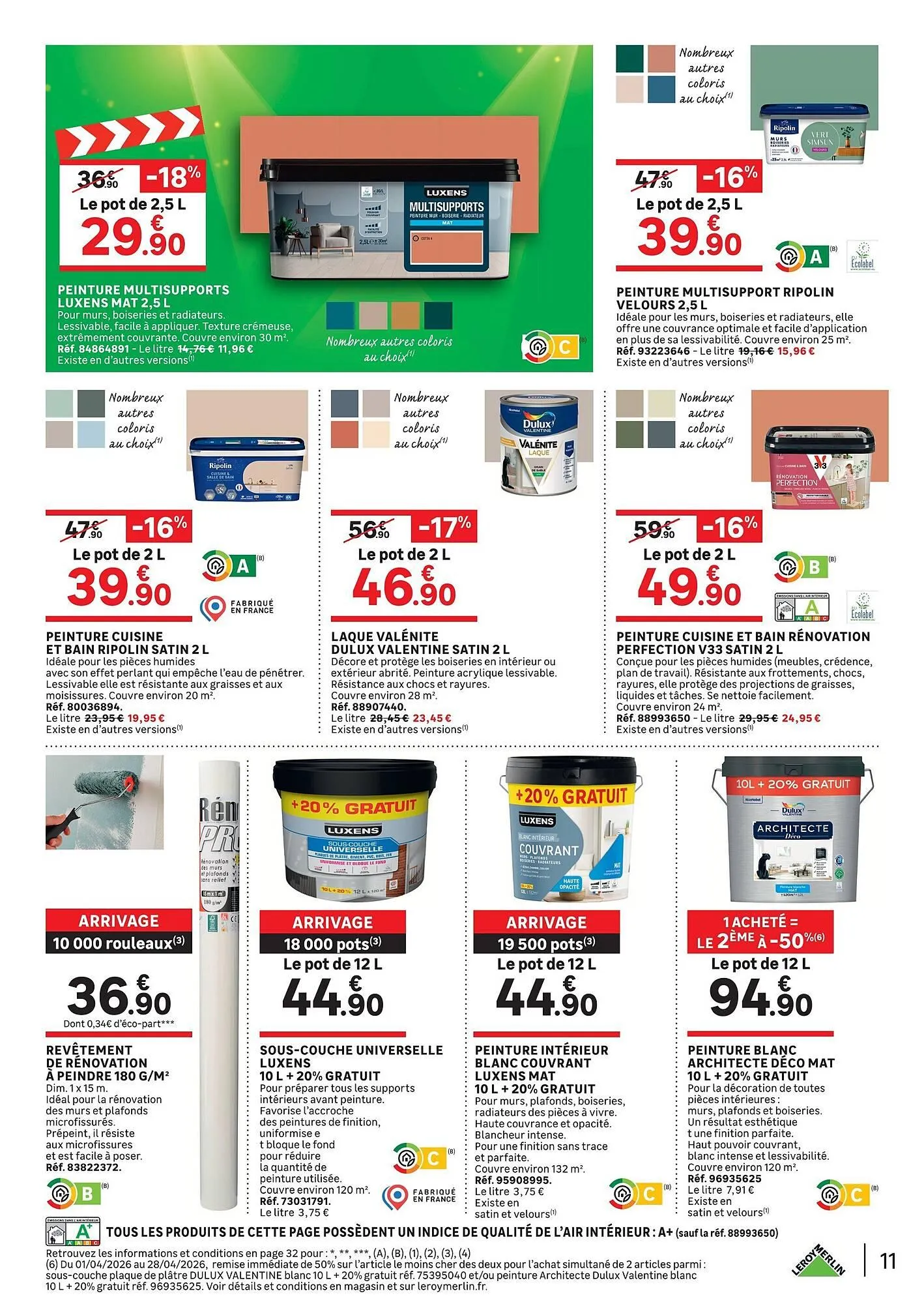 Catalogue Leroy Merlin du 1 avril au 28 avril 2026 - Catalogue page 11