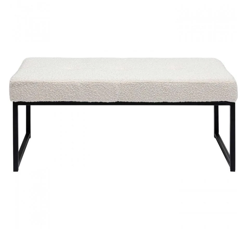 Banc Smart Boucle 90x40cm crème Kare Design