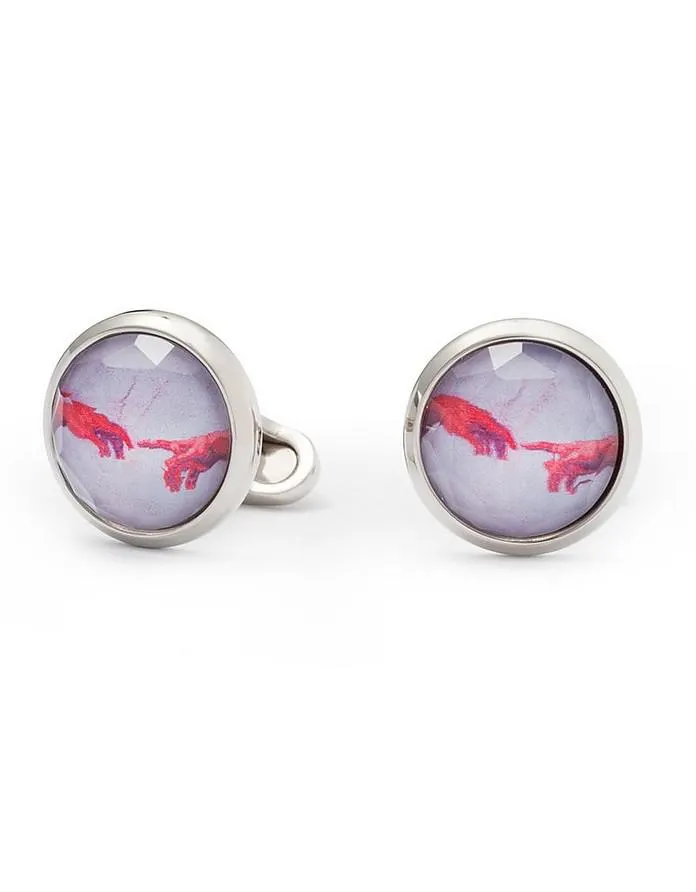 Brass and Crystal The Last Judgment Cufflinks