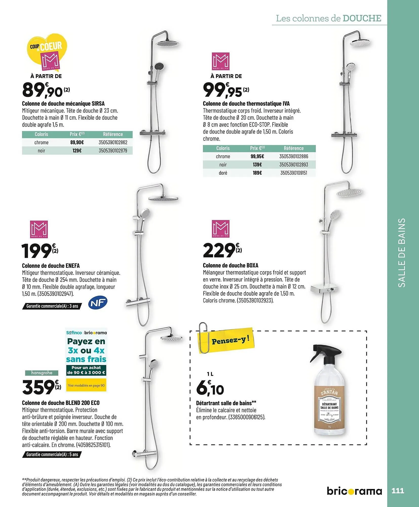 Catalogue Bricorama du 27 octobre au 7 décembre 2025 - Catalogue page 111