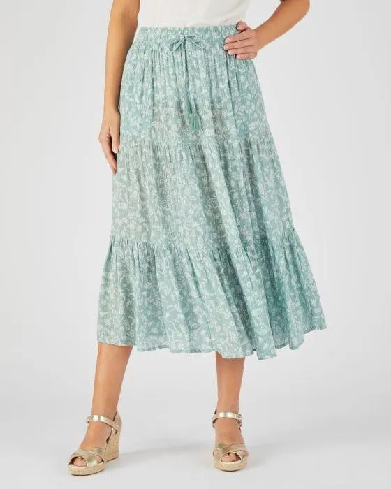 Jupe crépon pure viscose