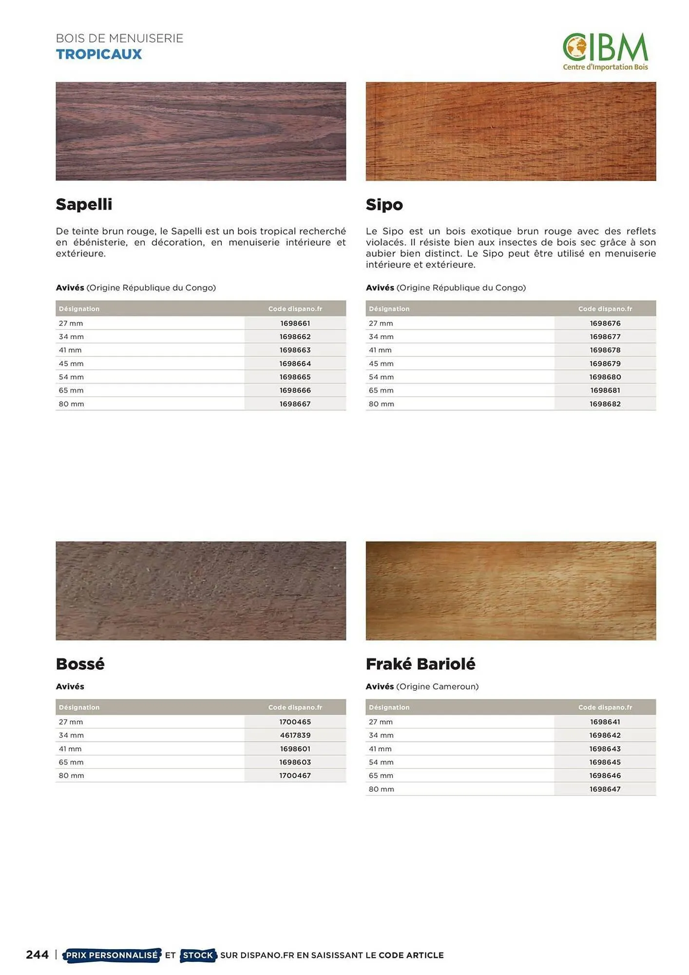 Catalogue Dispano du 8 avril au 31 décembre 2026 - Catalogue page 244