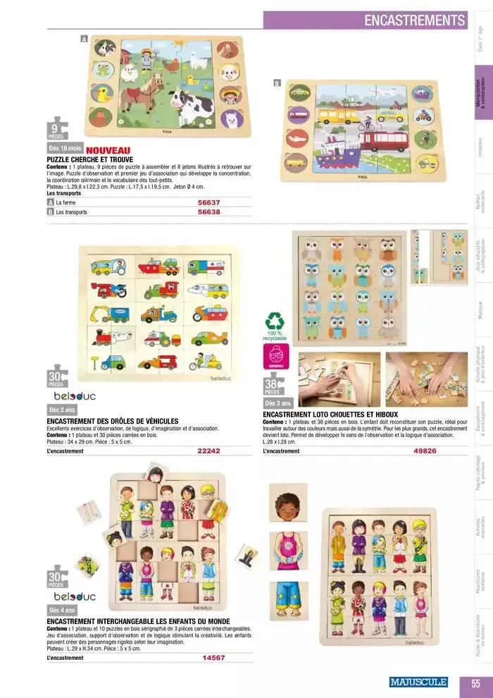 Education And Loisirs Majuscule 2025 du 5 mars au 31 décembre 2025 - Catalogue page 79